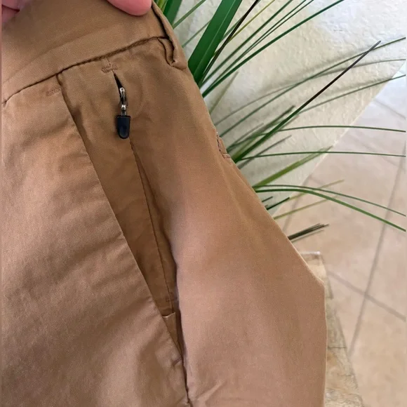 Old Navy Ultimate Tech Slim Built in flex Dark Khaki Pants - Picture 4 of 7